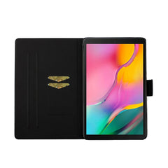 Coloured Drawing Pattern Horizontal Flip Leather Case with Holder & Card Slot & Sleep / Wake-up Function