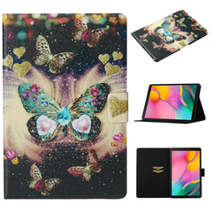 Coloured Drawing Pattern Horizontal Flip Leather Case with Holder & Card Slot & Sleep / Wake-up Function, For Galaxy Tab S6 Lite P610 / P615, For Galaxy Tab S6 T860 / T865, For Galaxy Tab A 8.0 (2019) T290 / T295, For Galaxy Tab S5e T720 / T725