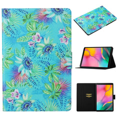 Coloured Drawing Pattern Horizontal Flip Leather Case with Holder & Card Slot & Sleep / Wake-up Function
