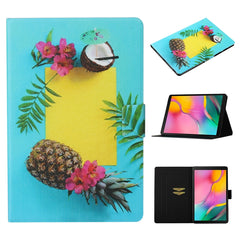 Coloured Drawing Pattern Horizontal Flip Leather Case with Holder & Card Slot & Sleep / Wake-up Function