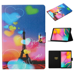 Coloured Drawing Pattern Horizontal Flip Leather Case with Holder & Card Slot & Sleep / Wake-up Function, For Galaxy Tab S6 Lite P610 / P615, For Galaxy Tab S6 T860 / T865, For Galaxy Tab A 8.0 (2019) T290 / T295, For Galaxy Tab S5e T720 / T725