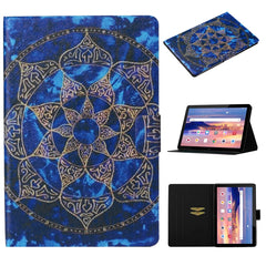 Coloured Drawing Pattern Horizontal Flip Leather Case with Holder & Card Slot & Sleep / Wake-up Function