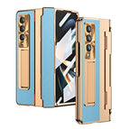 For Samsung Galaxy Z Fold3 5G / Gold+Blue