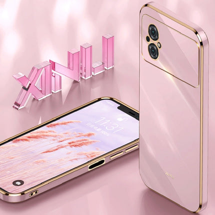 XINLI Straight Edge 6D Electroplate TPU Phone Case
