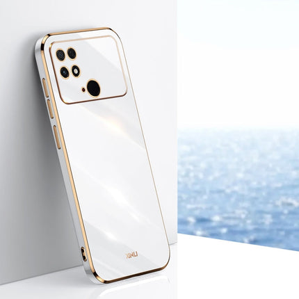 XINLI Straight Edge 6D Electroplate TPU Phone Case