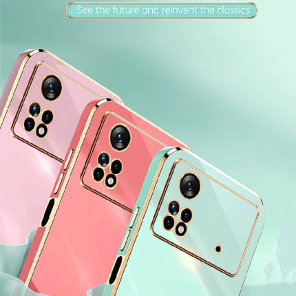 XINLI Straight Edge 6D Electroplate TPU Phone Case