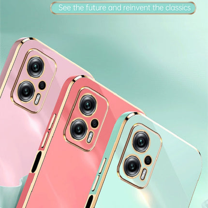 XINLI Straight Edge 6D Electroplate TPU Phone Case