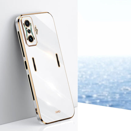 XINLI Straight Edge 6D Electroplate TPU Phone Case