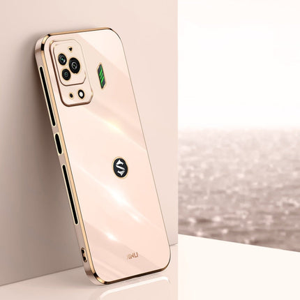 XINLI Straight Edge 6D Electroplate TPU Phone Case