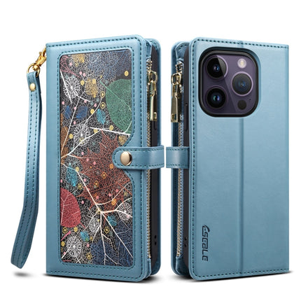 ESEBLE Star Series Lanyard Zipper Wallet RFID Leather Case, For iPhone 14 Pro Max, For iPhone 14 Pro, For iPhone 14, For iPhone 14 Plus, For iPhone 13 Pro Max, For iPhone 13 Pro, For iPhone 13, For iPhone 12 Pro Max