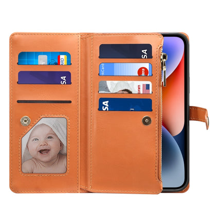 ESEBLE Star Series Lanyard Zipper Wallet RFID Leather Case, For iPhone 12 Pro, For iPhone 12, For iPhone 11 Pro Max, For iPhone 11 Pro, For iPhone 11, For iPhone SE 2022 / SE 2020 / 8 / 7, For iPhone XS Max, For iPhone XS / X
