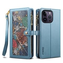 ESEBLE Star Series Lanyard Zipper Wallet RFID Leather Case, For iPhone 11 Pro Max, For iPhone 11 Pro, For iPhone 11, For iPhone SE 2022 / SE 2020 / 8 / 7, For iPhone XS Max, For iPhone XS / X, For iPhone XR, For iPhone 8 Plus / 7 Plus, For iPhone 6s / 6