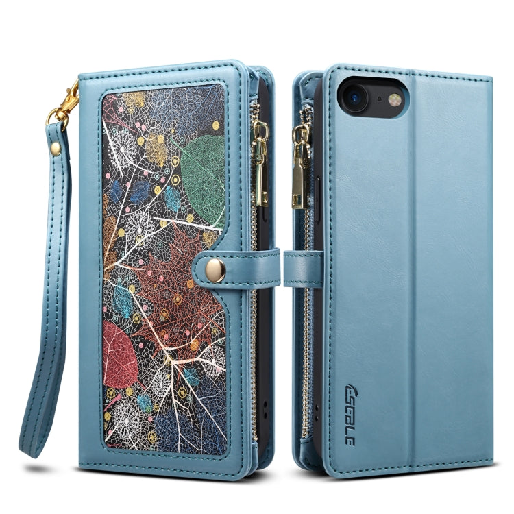 ESEBLE Star Series Lanyard Zipper Wallet RFID Leather Case, For iPhone 11 Pro Max, For iPhone 11 Pro, For iPhone 11, For iPhone SE 2022 / SE 2020 / 8 / 7, For iPhone XS Max, For iPhone XS / X, For iPhone XR, For iPhone 8 Plus / 7 Plus, For iPhone 6s / 6