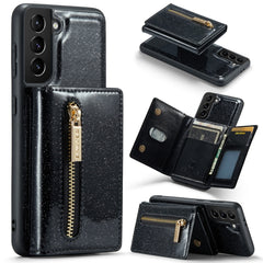 DG.MING M3 Series Glitter Powder Card Bag Leather Case, For Google Pixel 6, For Samsung Galaxy S20 FE, For iPhone 11 Pro, For Samsung Galaxy S21 5G, For iPhone 11 Pro Max, For Samsung Galaxy S21 Ultra 5G