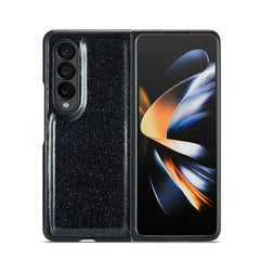 DG.MING M3 Series Glitter Powder Card Bag Leather Case, For Samsung Galaxy Z Fold3 5G, For Samsung Galaxy Z Fold4 5G