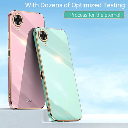 XINLI Straight Edge 6D Electroplate TPU Phone Case