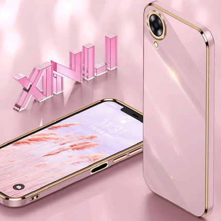 XINLI Straight Edge 6D Electroplate TPU Phone Case