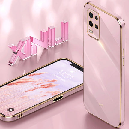 XINLI Straight Edge 6D Electroplate TPU Phone Case