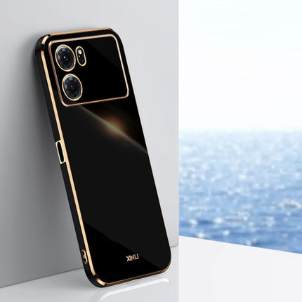 XINLI Straight Edge 6D Electroplate TPU Phone Case