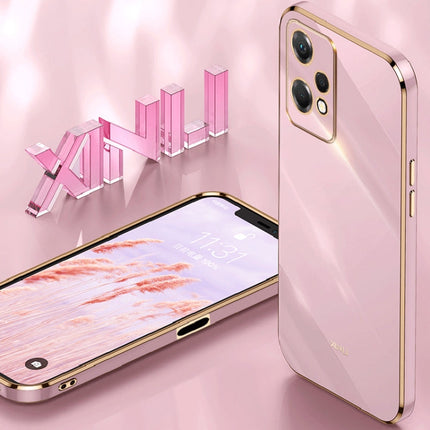 XINLI Straight Edge 6D Electroplate TPU Phone Case