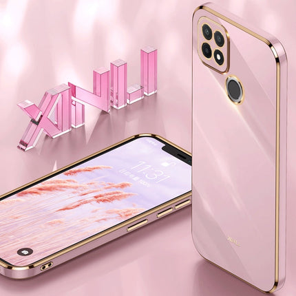 XINLI Straight Edge 6D Electroplate TPU Phone Case