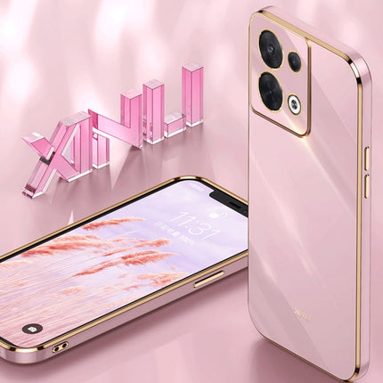 XINLI Straight Edge 6D Electroplate TPU Phone Case