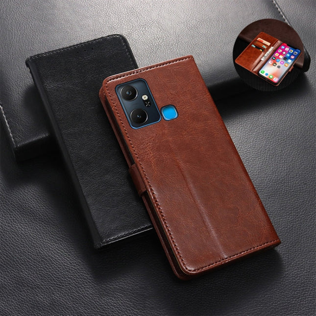 idewei Crazy Horse Texture Leather Phone Case