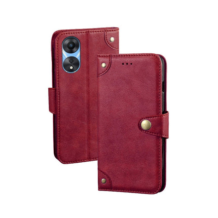 idewei Retro Texture Leather Phone Case, For Huawei nova 10 SE, For Huawei nova Y61 4G, For Infinix Zero Ultra 5G, For OPPO A58 5G, For OPPO A77s, For Oukitel C19 Pro