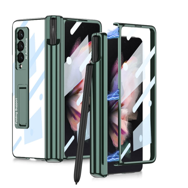 GKK Magnetic Fold Hinge Shockproof Phone Case with Pen Slots, For Samsung Galaxy Z Fold3 5G