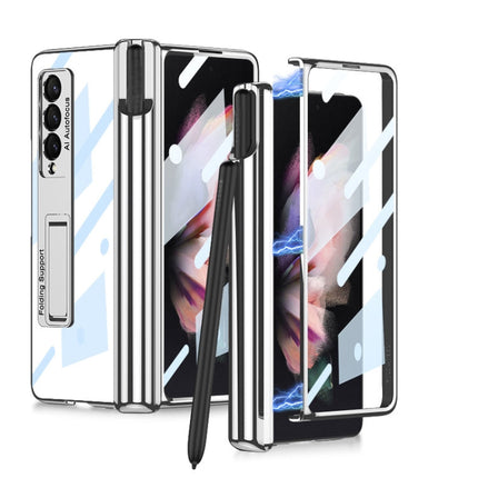 GKK Magnetic Fold Hinge Shockproof Phone Case with Pen Slots, For Samsung Galaxy Z Fold3 5G