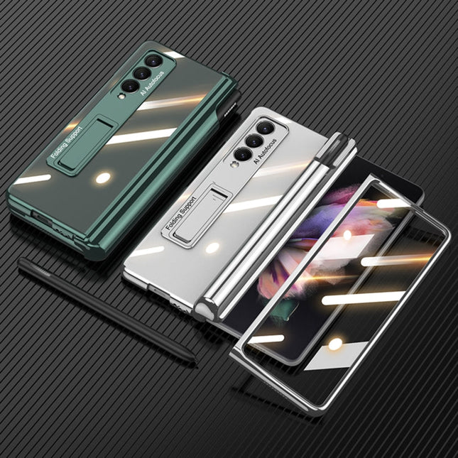 GKK Magnetic Fold Hinge Shockproof Phone Case with Pen Slots, For Samsung Galaxy Z Fold3 5G