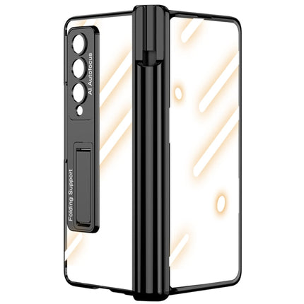 GKK Magnetic Fold Hinge Shockproof Phone Case with Pen Slots, For Samsung Galaxy Z Fold4