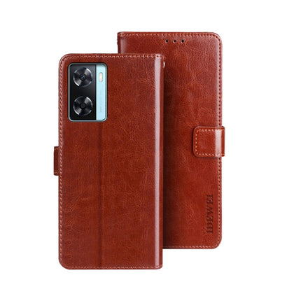 idewei Crazy Horse Texture Leather Phone Case