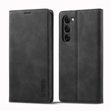 LC.IMEEKE Strong Magnetism Ultra-thin Matte Leather Phone Case, For Samsung Galaxy S23 5G, For Samsung Galaxy S23+ 5G