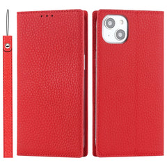 Litchi Texture Genuine Leather Phone Case, For iPhone 14 Pro Max, For iPhone 14 Pro, For iPhone 14, For iPhone 14 Plus