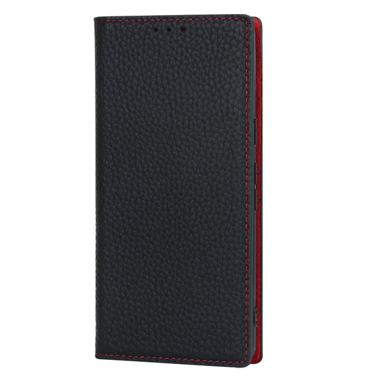 Litchi Texture Genuine Leather Phone Case, For Google Pixel 7 5G