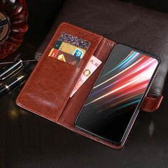 idewei Crazy Horse Texture Horizontal Flip Leather Case with Holder & Card Slots & Wallet, For Nubia Red Magic 5G, For OPPO A12E, For Galaxy A31