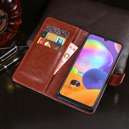idewei Crazy Horse Texture Horizontal Flip Leather Case with Holder & Card Slots & Wallet