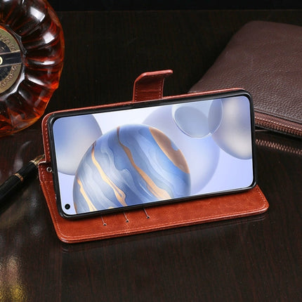 idewei Crazy Horse Texture Horizontal Flip Leather Case with Holder & Card Slots & Wallet