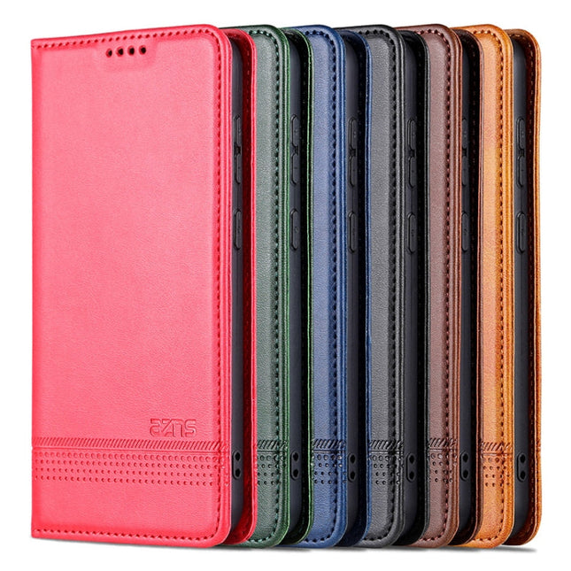 AZNS Magnetic Calf Texture Flip Leather Phone Case
