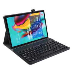 A610 For Galaxy Tab S6 Lite 10.4 P610 / P615 (2020) Bluetooth Keyboard Protective Case with Stand & Elastic Pen Band, For Galaxy Tab S6 Lite 10.4 P610