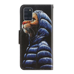 Colored Drawing Horizontal Flip Leather Case with Holder & Card Slot & Wallet, For Galaxy A31