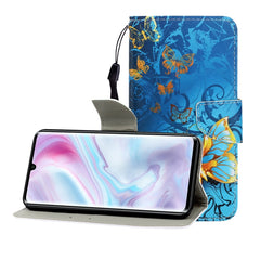 Colored Drawing Horizontal Flip Leather Case with Holder & Card Slot & Wallet, For Galaxy A31