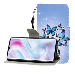 Colored Drawing Horizontal Flip Leather Case with Holder & Card Slot & Wallet, For Galaxy A31