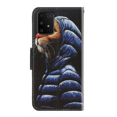 Colored Drawing Horizontal Flip Leather Case with Holder & Card Slot & Wallet, For Galaxy A91