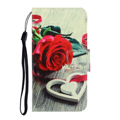 Colored Drawing Horizontal Flip Leather Case with Holder & Card Slot & Wallet, For Galaxy A91