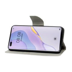 Colored Drawing Horizontal Flip Leather Case with Holder & Card Slot & Wallet