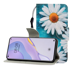 Colored Drawing Horizontal Flip Leather Case with Holder & Card Slot & Wallet, For Huawei Nova 7 Pro