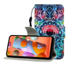 Colored Drawing Horizontal Flip Leather Case with Holder & Card Slot & Wallet