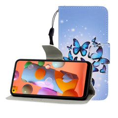 Colored Drawing Horizontal Flip Leather Case with Holder & Card Slot & Wallet